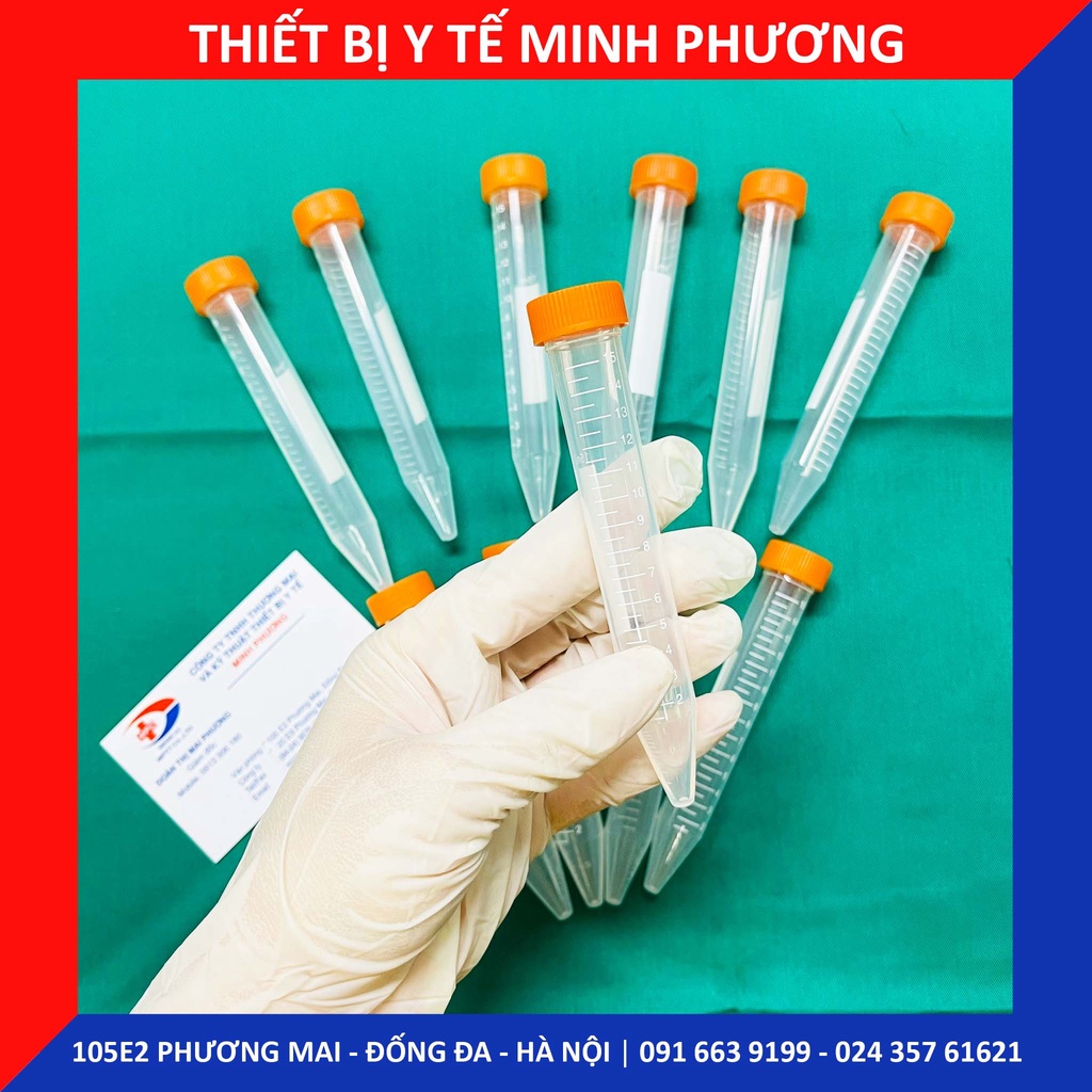 [Combo 5 chiếc] Ống ly tâm Falcon 15ml đáy nhọn