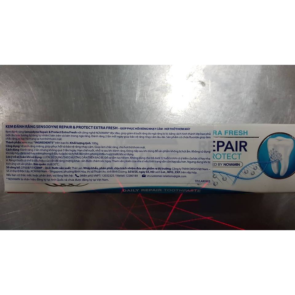 Kem đánh răng SENSODYNE Repair & Protect 100g