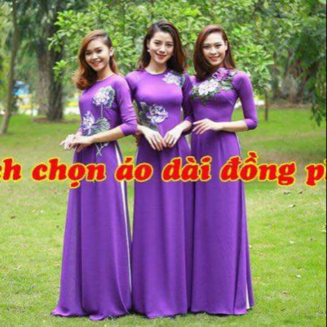 Vải tằm ý may aó dài