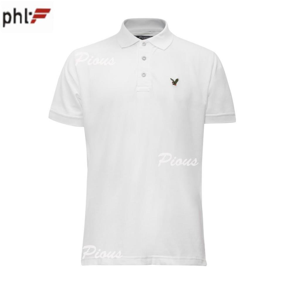 Áo thun nam cá sấu cotton cao cấp trơn ngắn tay PHL (màu carot)