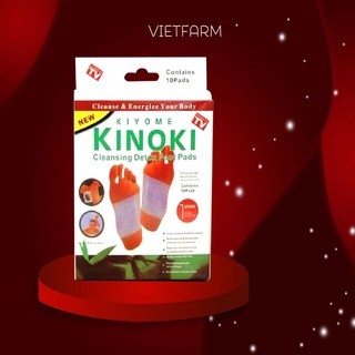 Miếng dán chân thải độc Kinoki hàng Nhật Bản ( 10 miếng / 1 hộp )
