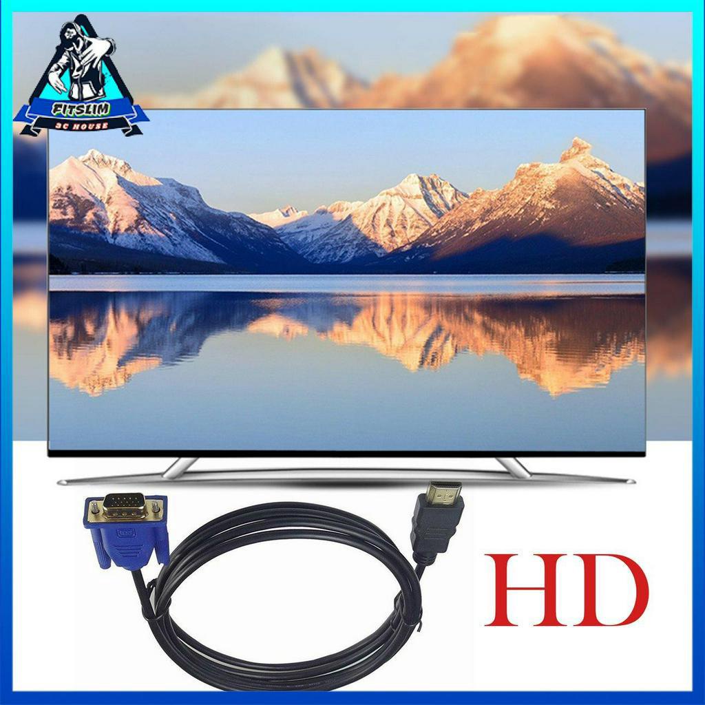 Cáp chuyển đổi HDMI sang VGA cho PC máy tính xách tay máy tính bảng độ phân giải cao