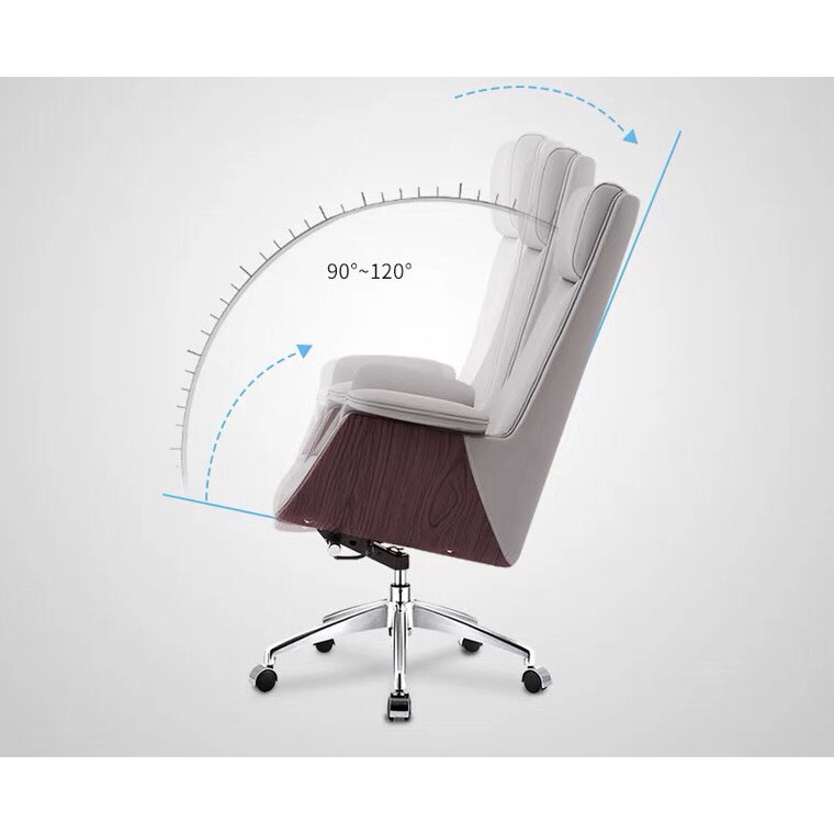 Ghế văn phòng làm việc , Da bò cao cấp GHP006