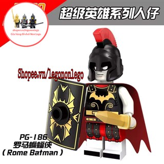 Minifigure nhân vật Lego Batmat Rome lính La mã trung cổ Rome Sparta PG186