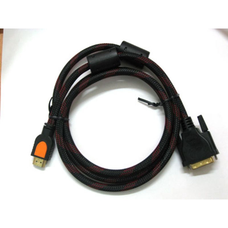 Dây cáp chuyển DVI sang HDMI và HDMI sang DVI dây dù chống nhiễu cao cấp - VP