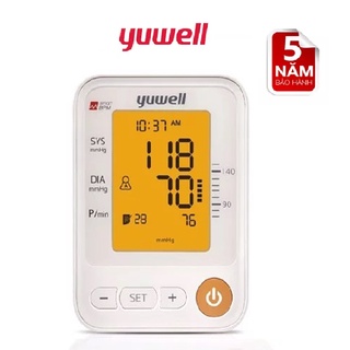 Máy đo huyết áp bắp tay có giọng nói Tiếng Việt Yuwell 650D kèm theo Adaptor chính hãng (Bảo hành 5 năm)
