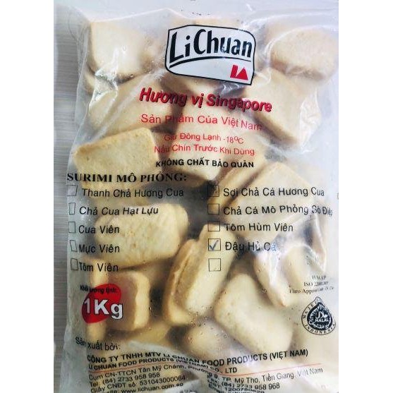 500G ĐẬU HŨ HẢI SẢN LI CHUAN
