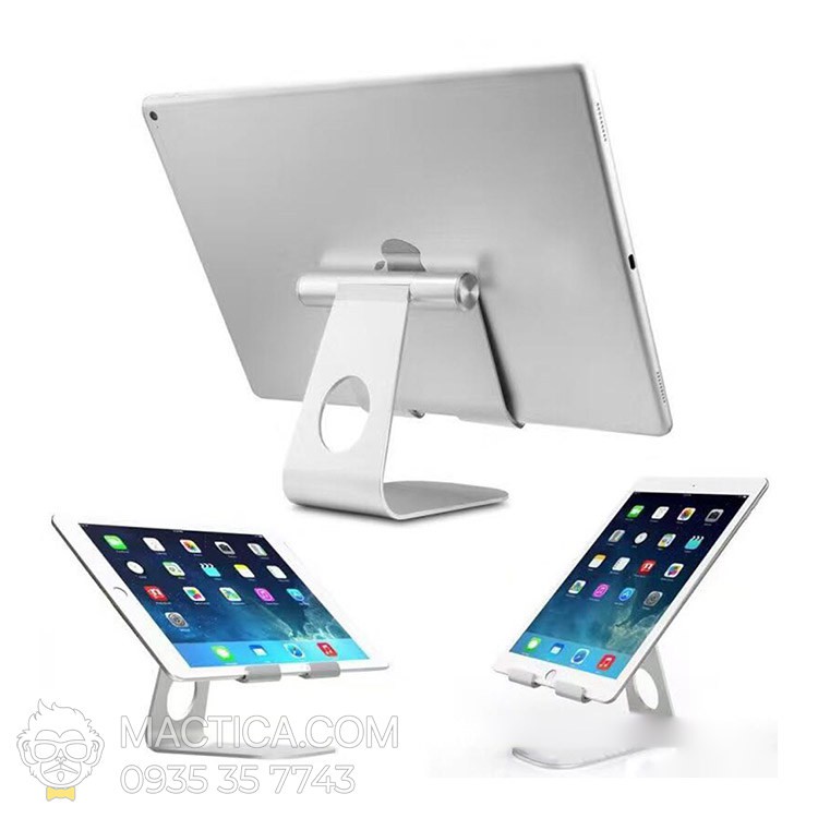 Giá Đỡ Nhôm Cho Điện Thoại/Máy Tính Bảng Flexible Loại Lớn Xoay 210 Độ - Hàng Cao Cấp