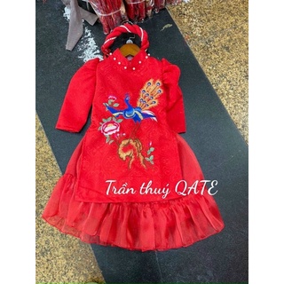 Set áo dài bé gái
