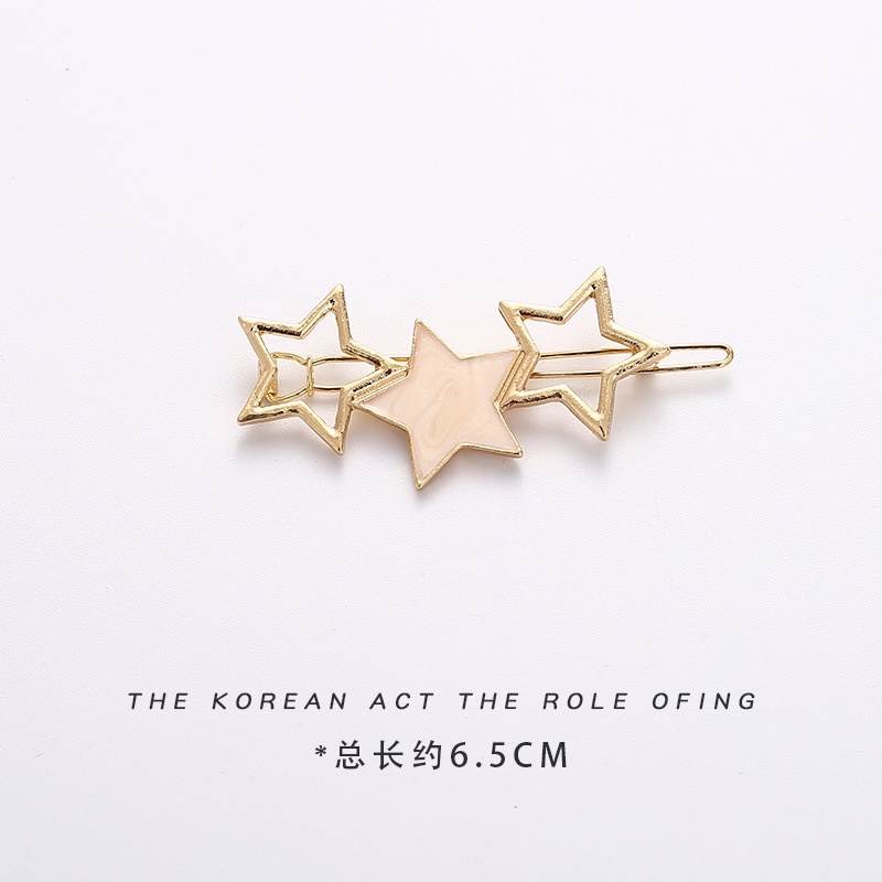 Kẹp Tóc Đính Đá Và Ngọc Trai Nhân Tạo Phong Cách Retro Thời Trang