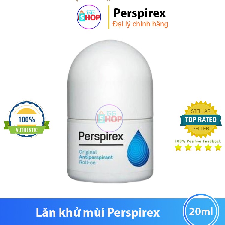 Lăn Khử Mùi Đan Mạch Perspirex Original Xanh nhạt hiệu quả lên đến 5 Ngày 20ml