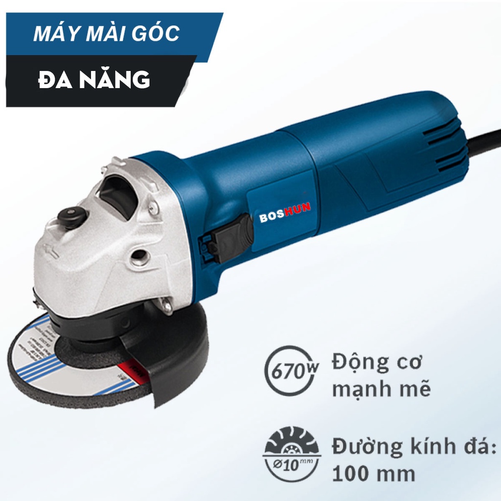 Máy mài góc BosHun GWS 060 Professional (Xanh) - Máy Cắt Cầm Tay