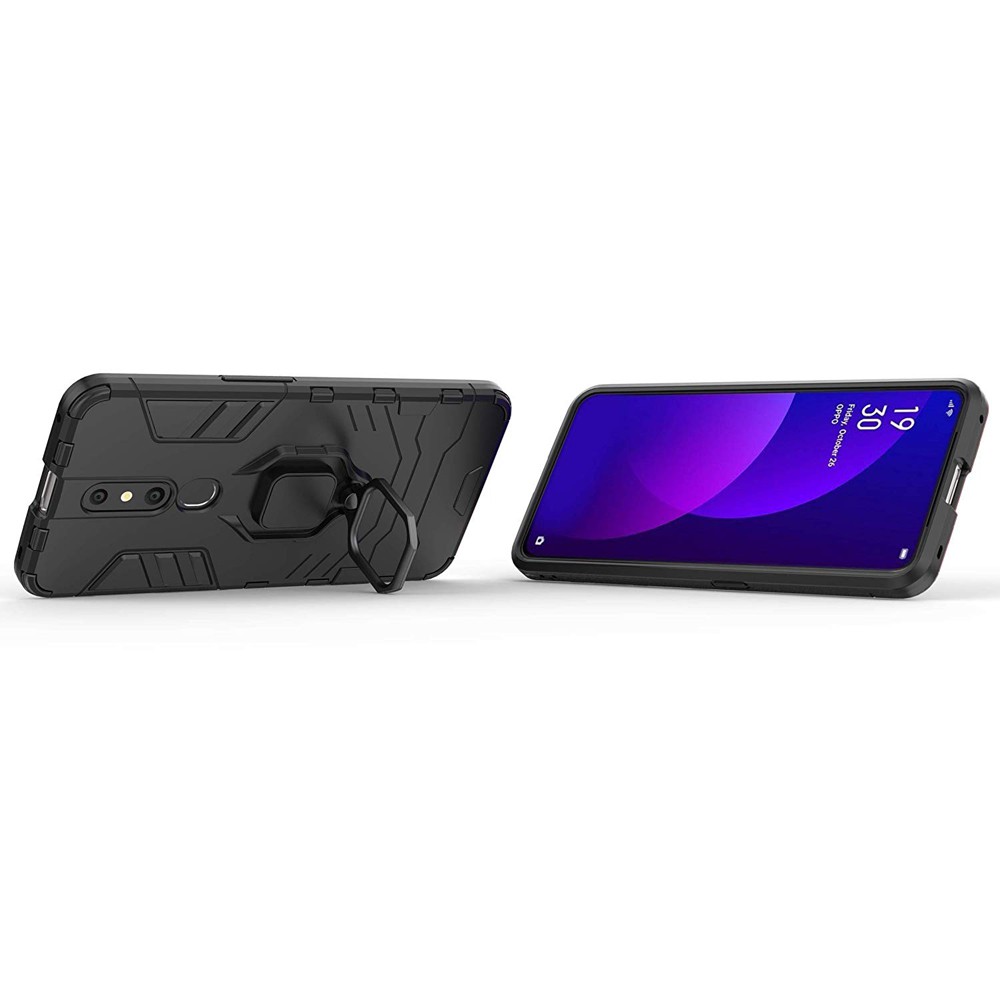 Ốp lưng Oppo F11 Pro, Ốp Chống sốc Iron Man có giá đỡ nhẫn iring hít Ôtô Bảo vệ viền và Camera cho Oppo F11 Pro