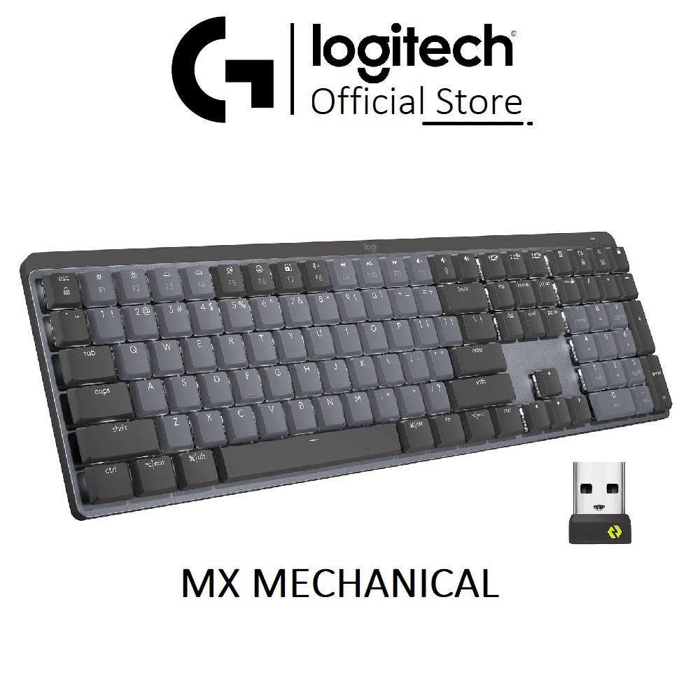 Bàn phím Logitech MX Mechanical Tactile Wireless & Bluetooth - Bảo hành 12 tháng chính hãng