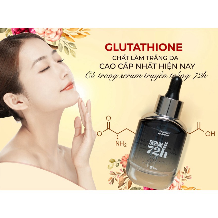 Serum Truyền Trắng 72h Dr Cell, Dưỡng Trắng Da Nhanh Chóng, Dưỡng Ẩm, Ngăn Ngừa Lão Hóa, Mờ Thâm Nám Chính Hãng | BigBuy360 - bigbuy360.vn