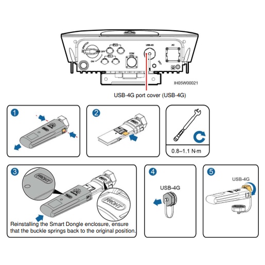 Inverter hòa lưới Huawei 1 pha 5kw bản L0