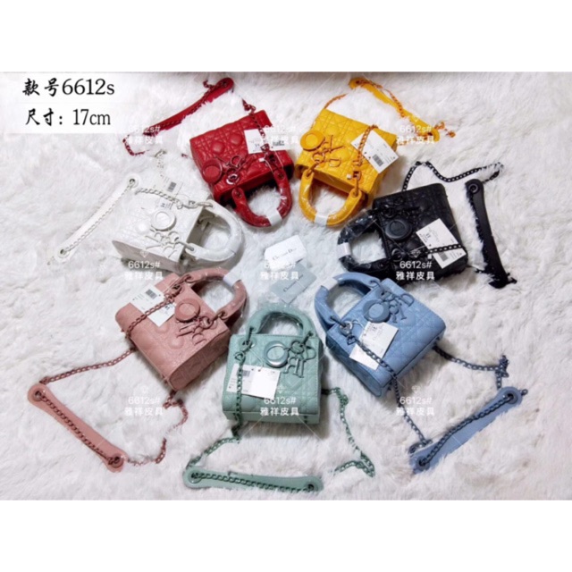 Túi chữ D 3 ô mini full màu mới fullbox