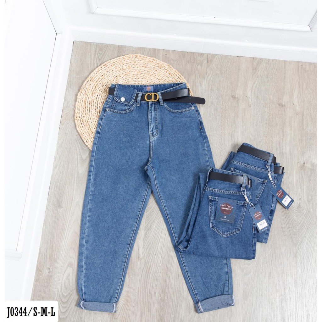 Quần Jean Baggy Nữ Năng Động, Cá Tính J0344 ( Tặng kèm thắt lưng )