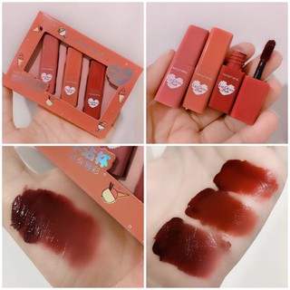 Set 3 son kem mini Hengfang Lipgloss Soft