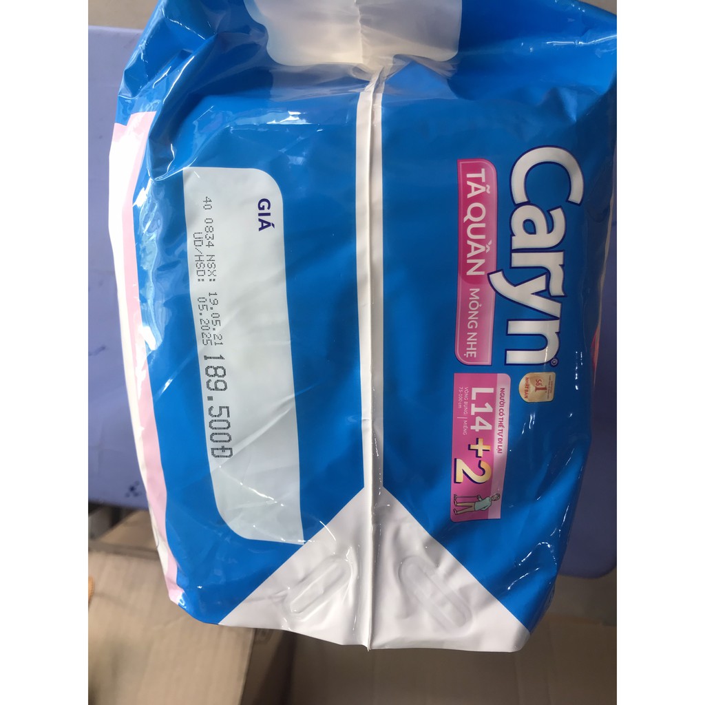 Tã Quần Caryn M16/L14 Tặng 2 miếng cùng loại