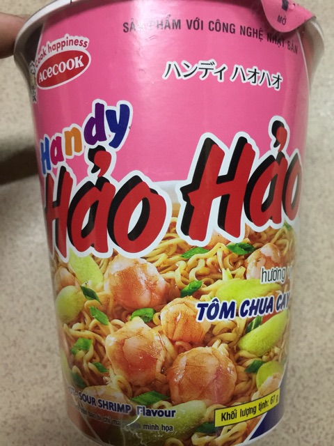 1 thùng mì ly Handy Hảo Hảo 24 ly x 67g chua cay màu hồng | BigBuy360 - bigbuy360.vn