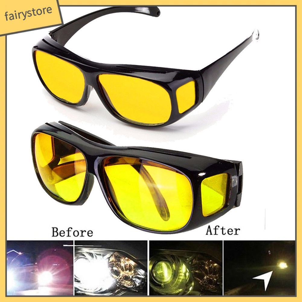 1 Đôi Kính Phân Cực Chống Tia Uv Cho Lái Xe Ban Đêm