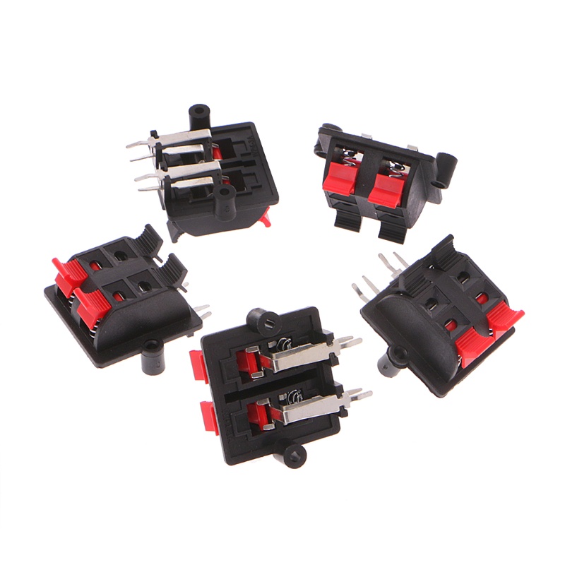 Set 5 Kẹp Nối Dây Cáp Loa 4 Vị Trí