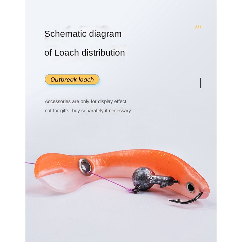 1 Mồi Câu Cá Mềm Nhân Tạo 10cm/6g