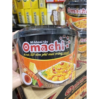 Mì Trộn Xốt Tôm Phô Mai Trứng Muối Omachi Bát 105g