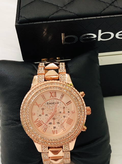 Đồng hồ Bebe nữ - size 38mm * dây 9mm, chống nước 3 ATM