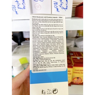 Tinh chất cấp ẩm Serum HA SMAS 100 ml
