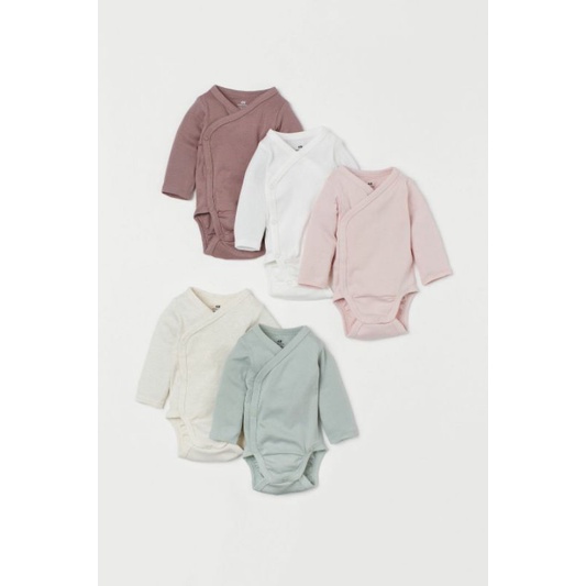 set 5 bodysuit bé gái