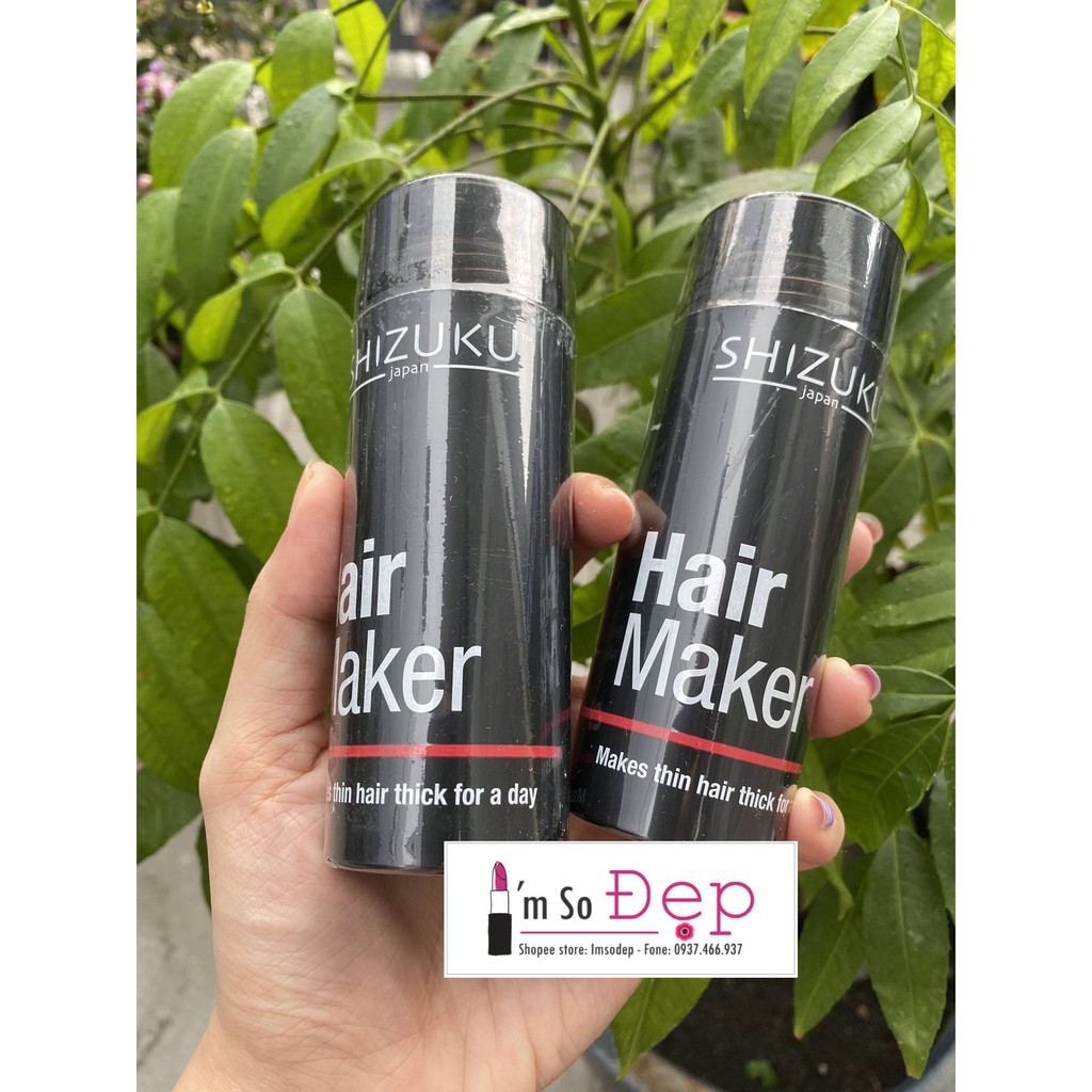 Bột phủ làm dày tóc thưa tóc hói Shizuku Nhật