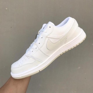 [Xả Sốc] Giày thể thao sneaker Jodan 1 trắng thấp cổ thời trang