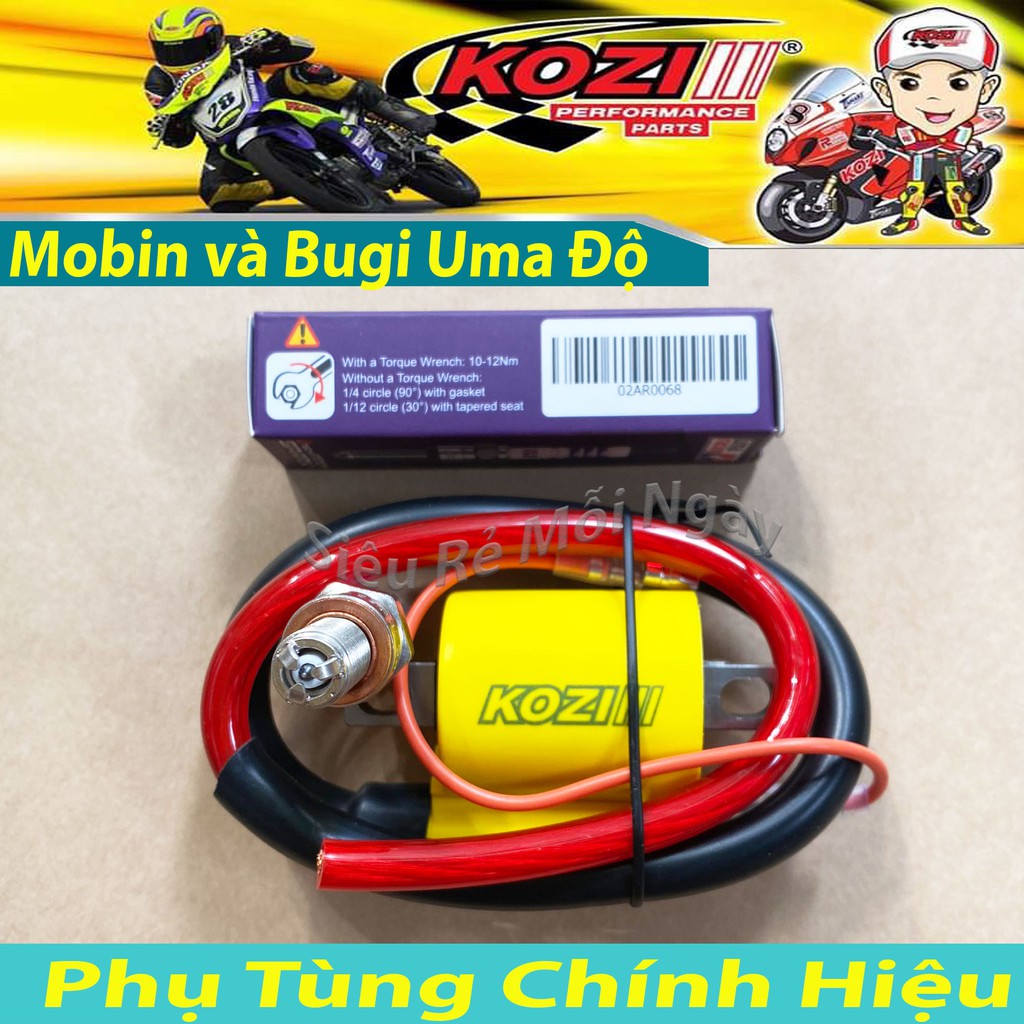 Mobin Sườn và Bugi Uma Độ Cho Xe Wave S, RSX, Wave RS, Future 125, Exciter 135cc - Malaysia