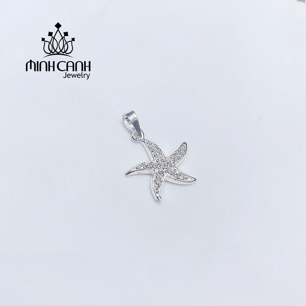 Dây Chuyền Bạc Sao Biển Đính Đá Minh Canh Jewelry