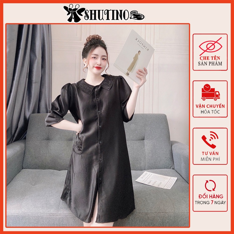 Đồ ngủ nữ sexy gợi cảm lụa satin cao cấp Shutino SA35