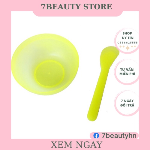 Combo 10 bát+ thìa đắp mặt nạ dùng spa thẩm mỹ viện