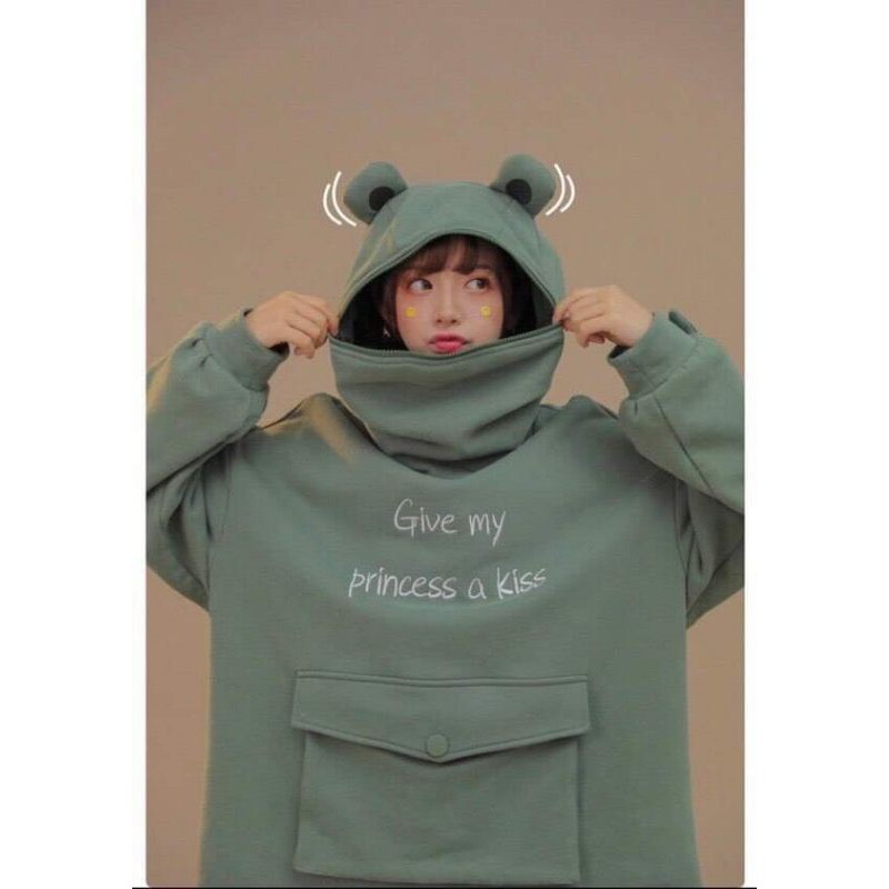 ÁO HOODIE TAI GẤU CUTE, ĐỘC LẠ 😍😍