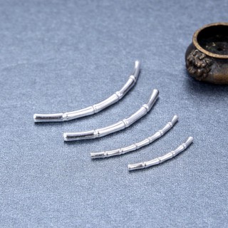 [S925] Charm bạc ống đốt tre - MH040