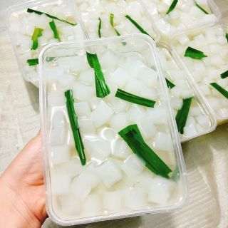 Thạch dừa thô - thach dừa ép khô 3kg + hương dừa