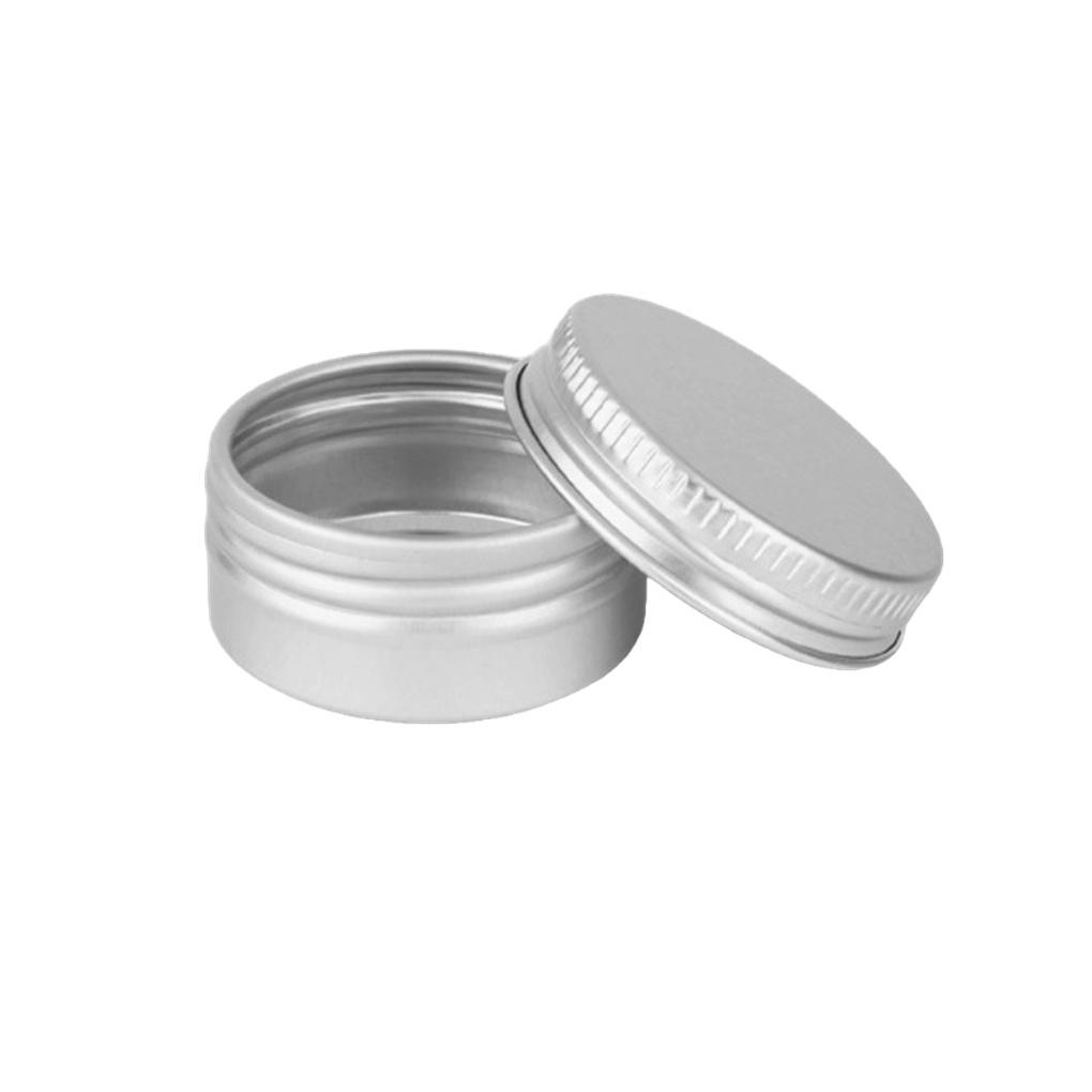 Set 10 Hộp Thiếc Rỗng Tròn Đựng Kem Ốc Vít Đa Năng DIY