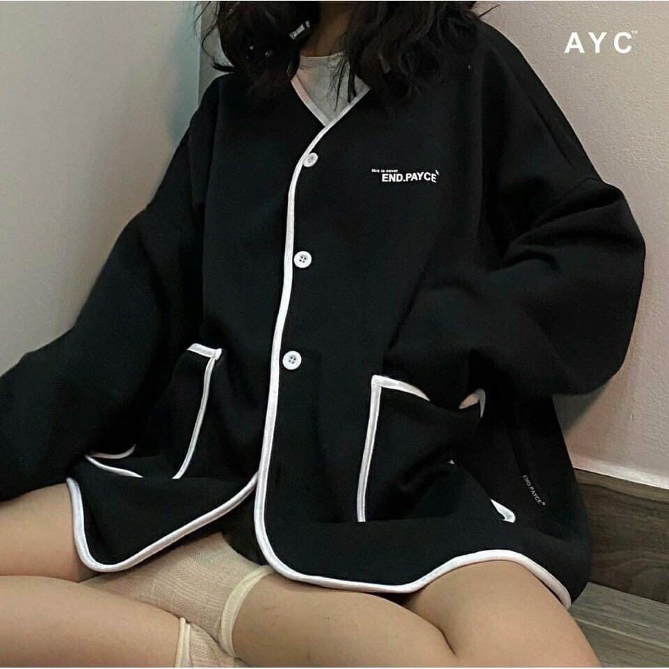 Áo khoác Cardigan bo viền xinh xắn, chất nỉ trần bông êm ái - KN35 | BigBuy360 - bigbuy360.vn