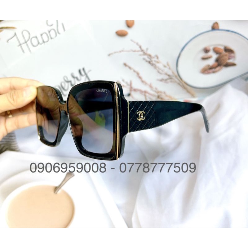 Kính Hiệu Vuông Nữ Chữ X Sành Điệu Màu Đen
