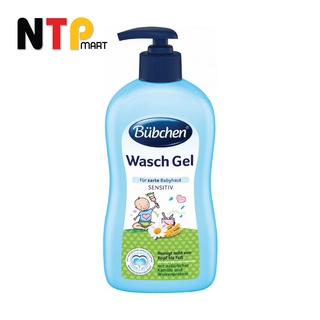 Sữa Tắm Gội Bubchen Wasch Gel cho trẻ sơ sinh chai 400ml nhập khẩu Đức