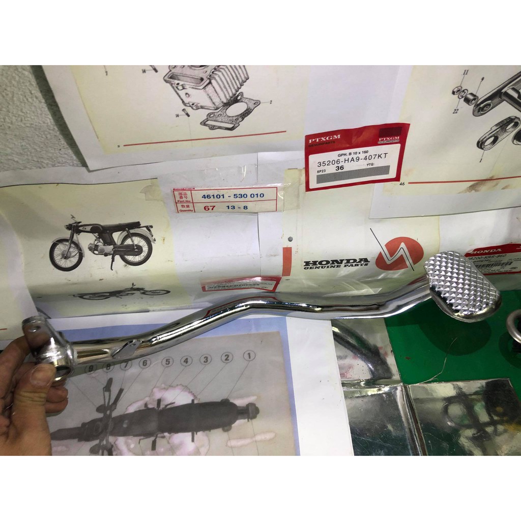 Honda win 100: cần đạp thắng cho anh em dọn xe win 100 nguyên bản