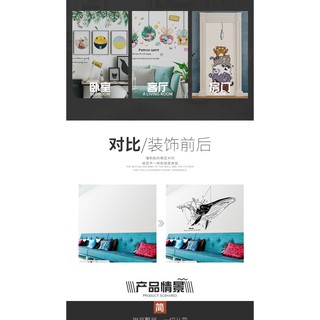 Giấy Dán Tường Trang Trí Hình Cá Voi