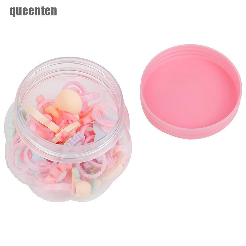 Hộp 20 Nhẫn Nhựa Nhiều Loại Cho Bé Gái