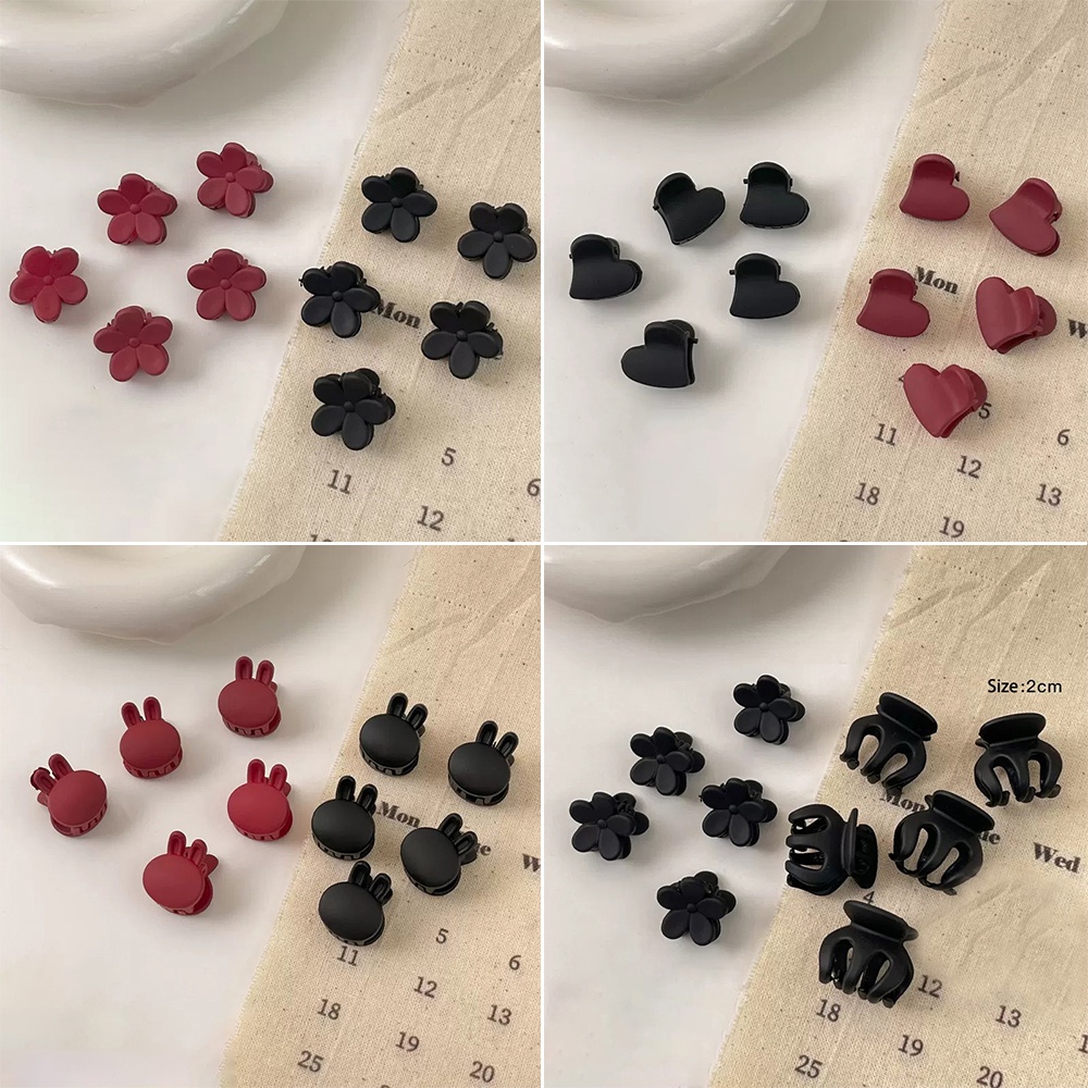 Kẹp Tóc Nhựa Hình Thỏ / Hoa / Ngôi Sao / Trái Tim Dễ Thương Cho Bé