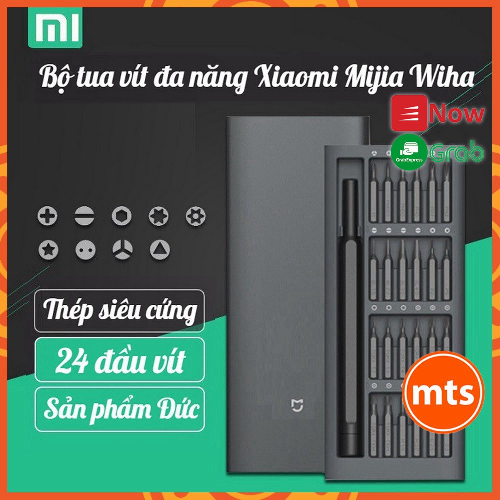 Bộ tua vít bỏ túi đa năng Xiaomi Mijia Wiha 24 đầu tháo lắp điện thoại laptop Macbook - Minh Tín Shop